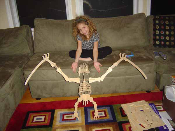Dinosaurs Rock EXTREME Dinosaur Birthday Party includes this Huge Puzzle your child can build after the party ends.