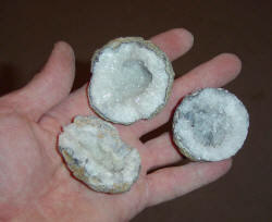 Crystal Filled Geodes children get to crack open and keep.